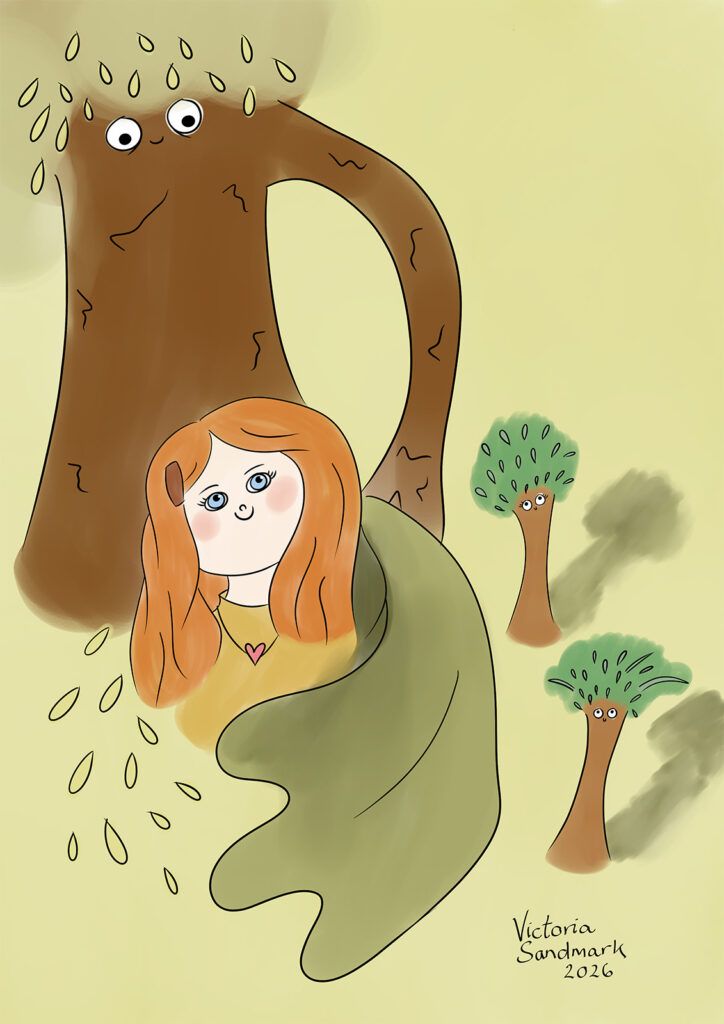 whimiscal forest illustration