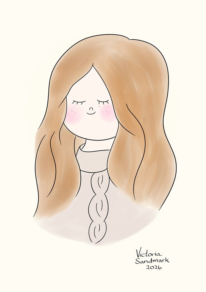 autumn girl in knitted cable sweater, victoria sandmark